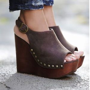 Jeffery Campbell X FREE PEOPLE collab wedge